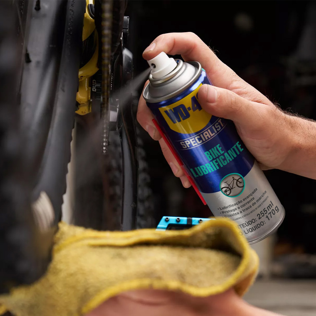 wd 40 bike lubrificante limpeza corrente