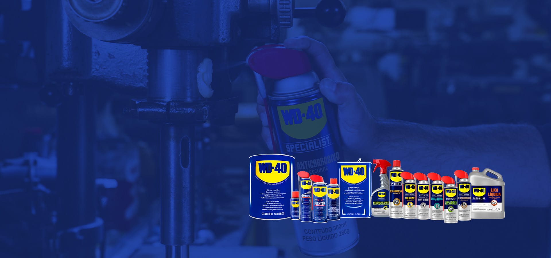 wd 40 banner industria