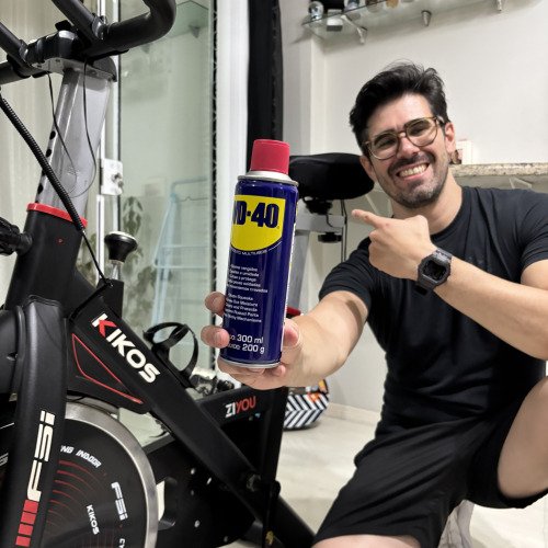 Xô, Ferrugem! Bike Nova com WD-40